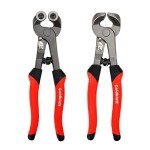 Heavy-Duty Glass Tile Nippers Set - 2 Pieces