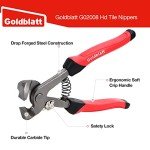 Heavy-Duty Glass Tile Nippers Set - 2 Pieces