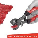Heavy-Duty Glass Tile Nippers Set - 2 Pieces