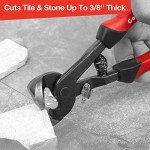 Heavy-Duty Glass Tile Nippers Set - 2 Pieces