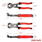 Heavy-Duty Glass Tile Nippers Set - 2 Pieces
