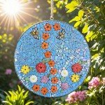 Iridescent Glass Mosaic Tiles for DIY Crafts