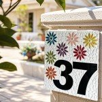 Green Petal Mosaic Tiles for Craft Projects