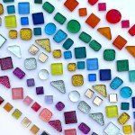 LITMIND Irregular Crystal Glass Mosaic Tiles