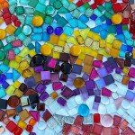 LITMIND Irregular Crystal Glass Mosaic Tiles