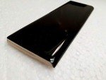 Black Ceramic Bullnose Trim Tile - 2x6 inch