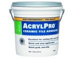 Acrylic Ceramic Tile Adhesive, 1-Gallon Bucket