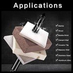 10-Piece Drill Bits Set for Tile and Glass