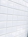 Glossy Arctic White 2x2 Ceramic Shower Tile