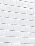 Glossy Arctic White 2x2 Ceramic Shower Tile