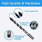 10-Piece Drill Bits Set for Tile and Glass