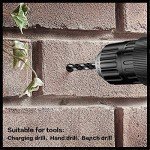 10-Piece Drill Bits Set for Tile and Glass