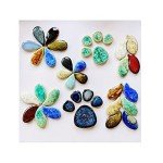 Assorted Blue Ceramic Mosaic Tiles for Crafts