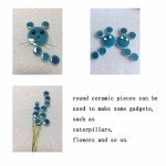 Assorted Blue Ceramic Mosaic Tiles for Crafts