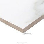 MSI Aria Bianco Polished Porcelain Tile Sample