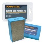 Diamond Hand Polishing Pads 200 Grits - 2 Pack