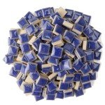 Blue Glazed Porcelain Mosaic Tiles for Crafts