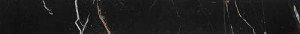 Matte Infinite Black 3" x 24" Porcelain Bullnose Tile