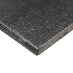 Matte Infinite Black 3" x 24" Porcelain Bullnose Tile