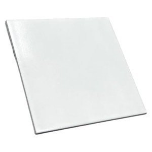 Matte White Porcelain Shower Floor Tiles - 8x8