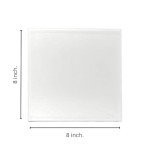 Matte White Porcelain Shower Floor Tiles - 8x8