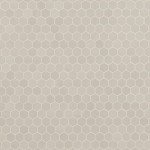 Ivory Hexagon Matte Porcelain Mosaic Shower Tile
