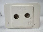Bright White Matte Ceramic Shower Tile Tray