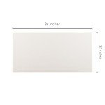 Matte White Porcelain Shower Floor Tile - 12x24
