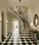 12x12 Cafe De Paris Checkerboard Porcelain Tile