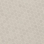 Ivory Hexagon Matte Porcelain Mosaic Shower Tile