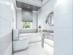 Matte White Porcelain Shower Floor Tile - 12x24