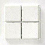 Essential White Matte 2" Ceramic Mosaic Tile Pack