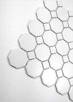 Retro White Octagon Porcelain Mosaic Tile, 11.5
