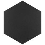 Matte Black Hexagon Porcelain Shower Floor Tile
