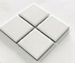 Essential White Matte 2" Ceramic Mosaic Tile Pack