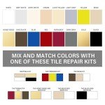 Ceramic Tile Crack Repair Kit - Light Yellow