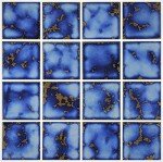 Calacatta Blue 3" x 3" Porcelain Mosaic Tile