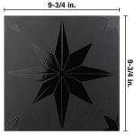 Stella Lustre Midnight Porcelain Shower Tile 9.75