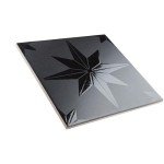 Stella Lustre Midnight Porcelain Shower Tile 9.75