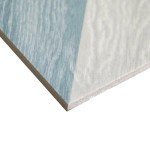 SomerTile Taco Blue Porcelain Floor Tile - 6.5