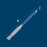 Bosch 1/4" x 5" Porcelain Tile Drill Bit