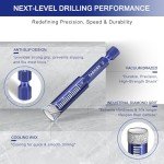 9-Piece Diamond Drill Bit Set for Tile & Stone