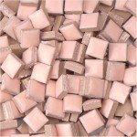 Beige Pink Ceramic Mosaic Tiles for DIY Projects
