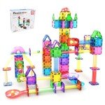 Marble Run Magnetic Tile Set for Kids 70pc