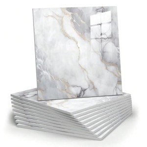 10pcs Self-Adhesive Marble Peel and Stick Wall Panels
