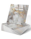20pcs Peel and Stick Marble Wall Tiles - Gold
