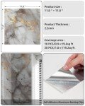 20pcs Peel and Stick Marble Wall Tiles - Gold