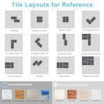 Peel and Stick Black Marble Subway Wall Tiles