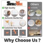 Peel and Stick Glossy White Subway Tile Set