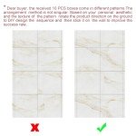 Marble Peel and Stick Wall Panels - 10pcs
